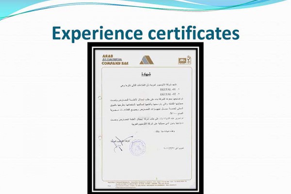 Certificates Gallery  1 