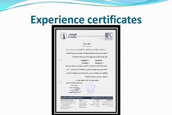 Certificates Gallery  2 